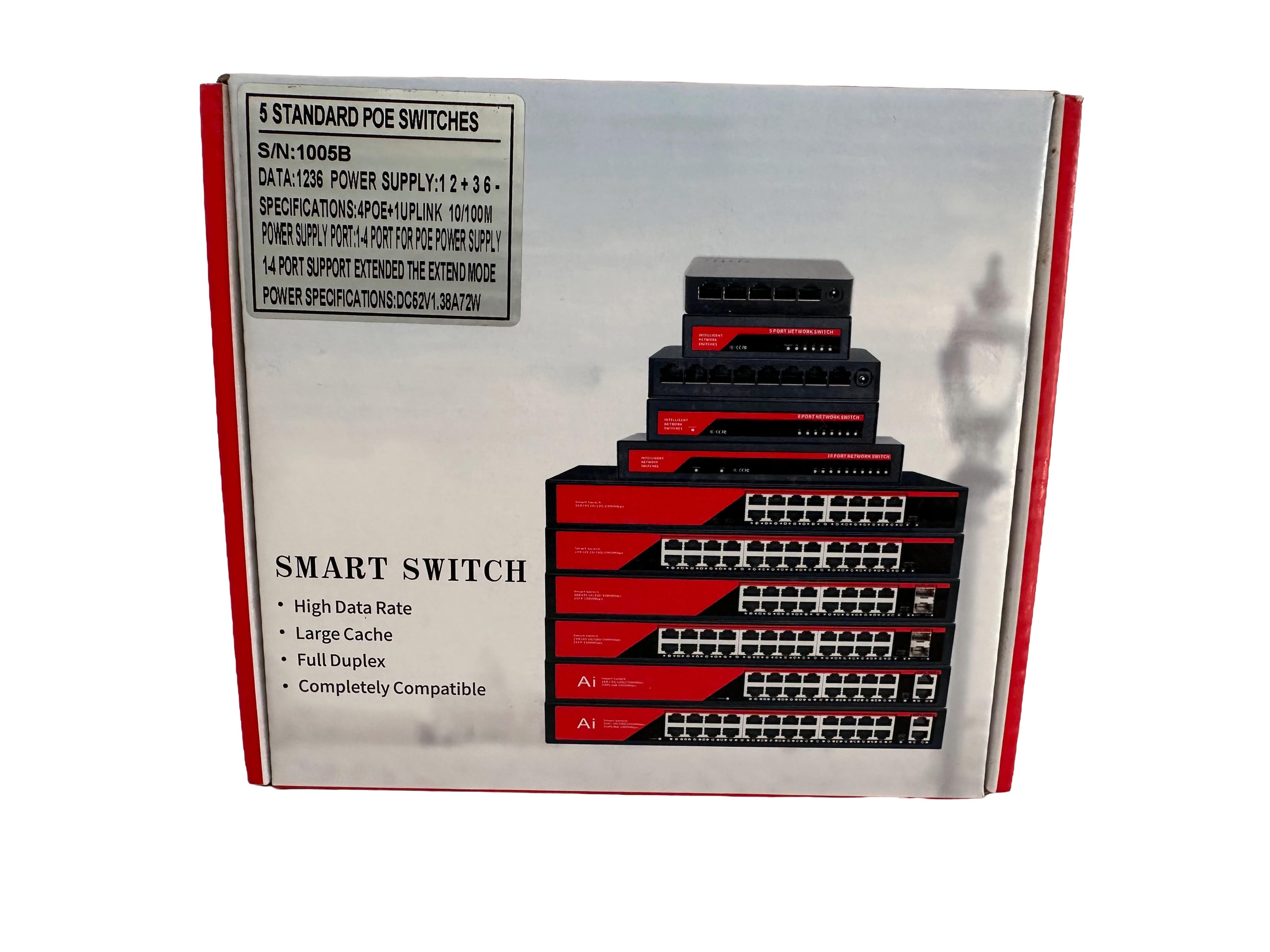 Smart Switch POE 5 Ports