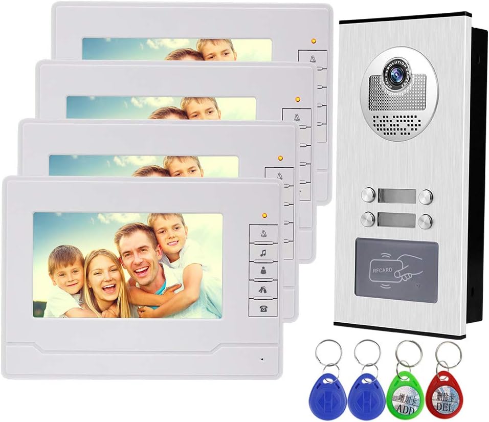 Vidéophone UOWEKY pour 4 Appartements