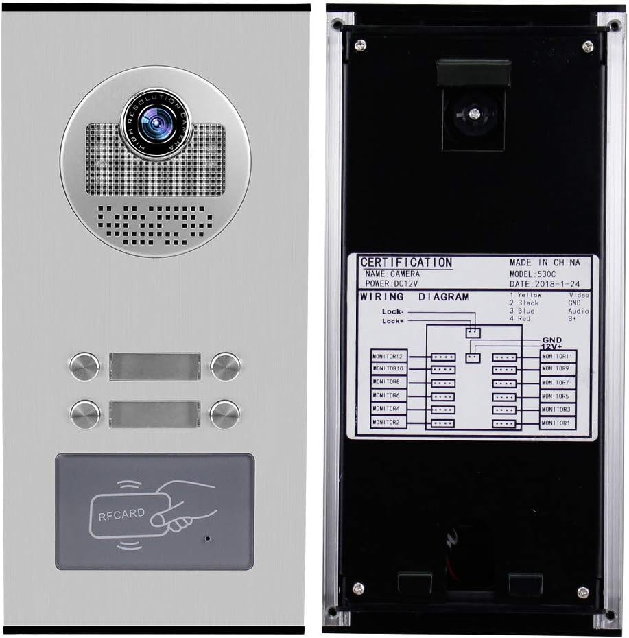 Vidéophone UOWEKY pour 4 Appartements